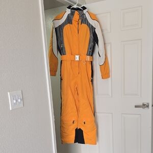 Marker Vintage Orange Fleece Snowsuit